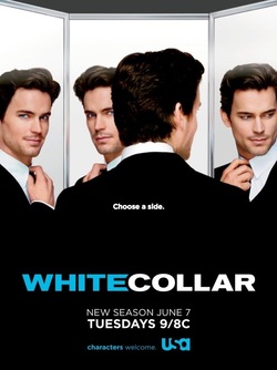 White Collar Matt Bomer as Neal Caffrey Close Up Holding Phone 8 x